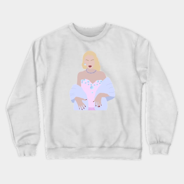 Bejewel cartoon Taylor Crewneck Sweatshirt by Wiferoni & cheese